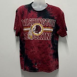 NFL Team Washington Redskins Red Tie Dye Shirt Size XL